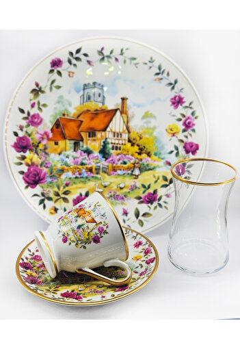 LEONARTE CASA 4 Piece Cake and Tea Set in One - 1