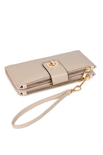 Newish Women's Lilac Soft Texture Phone Holder Card Holder and Wallet