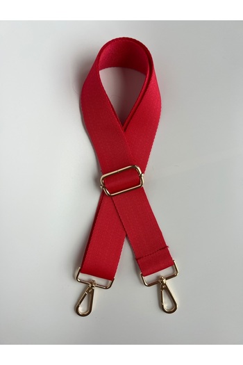 Wagna Waterproof Polyester Bag Strap with Vibrant Red and Gold Detail