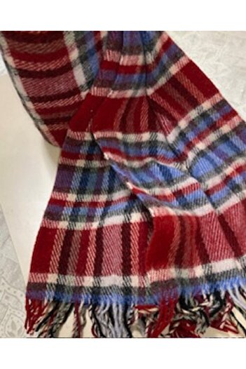 GENÇEV HOME COLLECTİONS 100% Pure Wool Scotch - Single Tv Blanket 160X220 - Wool Blanket