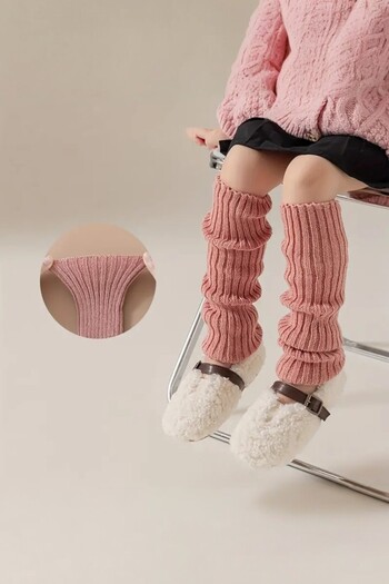 Moibody 100% Acrylic Knitwear Knitting Foot Warmer Camping Leggings - for Children