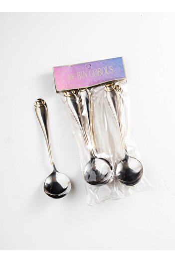 HIC 12-Piece Stainless Steel Soup Spoon Set