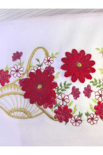 Peacock 3D Embroidered, 100% Cotton Hand & Face Towel 50 X 90 (2600Gr)