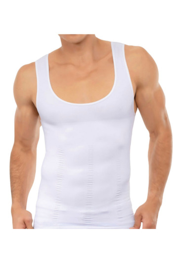 bill liza Men's Undershirt - Chest Abdominal Gathering and Corset