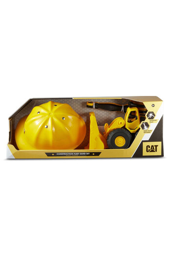 Cat Const Fleet Free Wheel 10-Inches + Helmet Set, Assorted (Style May Vary)
