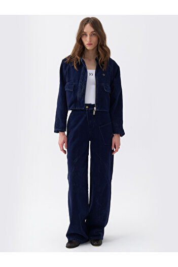 Nocturne High Waist Velvet Trousers