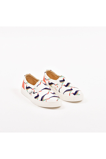 NOOSY Tenis de damă cu imprimeu colorat