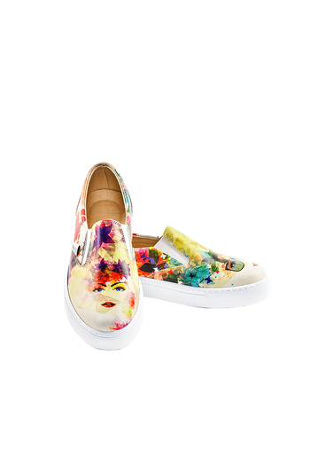 NOOSY Colorful Printed Women's Sneakers