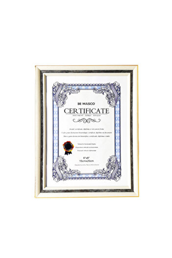 MASCO Photo and Certificate Holder Frame, 15 Cm x 20 Cm Size