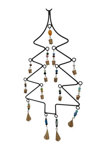 SUME Metal Christmas Tree Bell Christmas Ornament Party Decor
