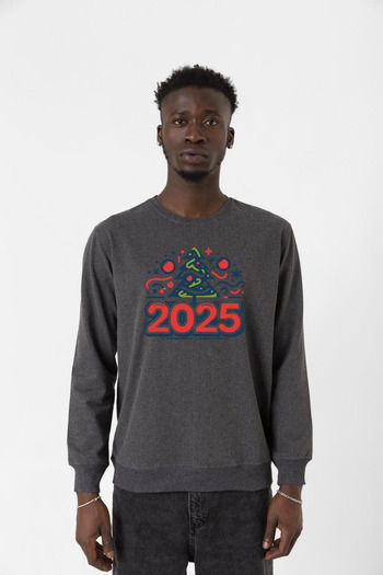 Tshirthane З Новим 2025 роком! Світшот Essential Füme Erkek 2ip