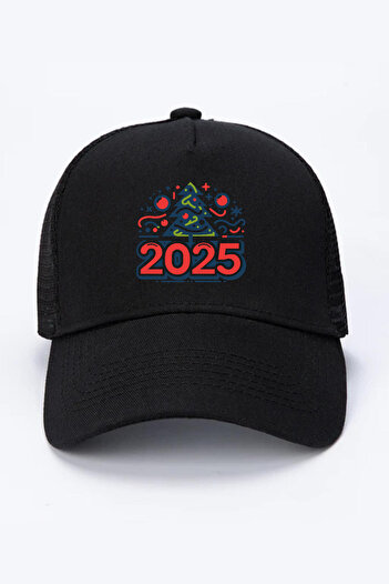 Tshirthane З Новим 2025 роком! Необхідна чорна шапка з сіткою