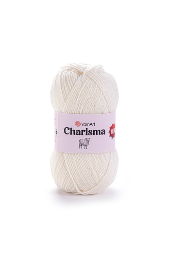 Yarnart Charisma - Πλεκτό Νήμα Χειροποίητο Λευκό-501
