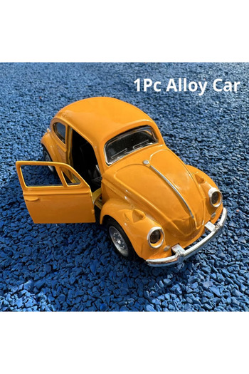 Choice B 1Pc 2 Designs Random Alloy Car Taxi Model Metal Pull-Back Simulation 12.5*5.2cm Double Doors Toy .