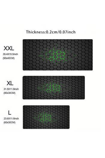 Choice 90x40 cm Hexagon Hexagon Mousepad Computer New XXL MousePads Keyboard Pad Mouse Mat Gamer Soft Offic