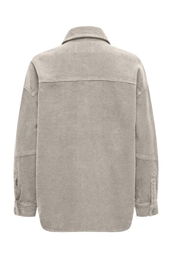 ONLY Onltiggy L/S Cord Shacket Pnt Women's Beige Jacket - 15331547