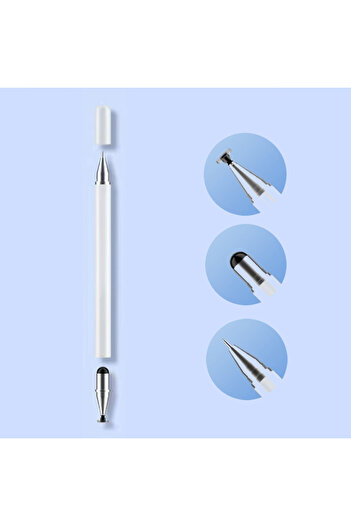 Choice 3 in 1 white 3 in 1 Stylus Pen For iOS Android Touch Pen Drawing Capacitive Pencil For iPad Samsung