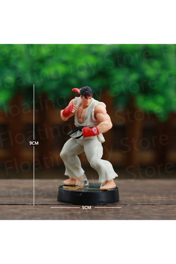 BANDAI A No Box Anime Street Fighter Fighting Game Action Figure Ken Masters Hoshi Ryu PVC Kawaii Toys Doll