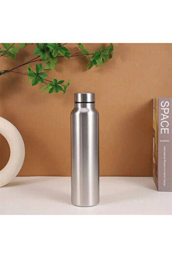 Choice 1000ML Straight cup 1000Ml Stainless Steel Sport Bottle Single-Layer Red Water Cup Metal Flask Drink