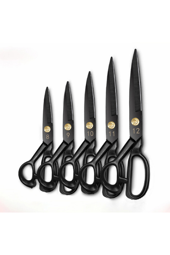 Choice 12inch-black Professional Tailor Scissors For Cutting Fabric Heavy Duty Scissors For Leather Cutting