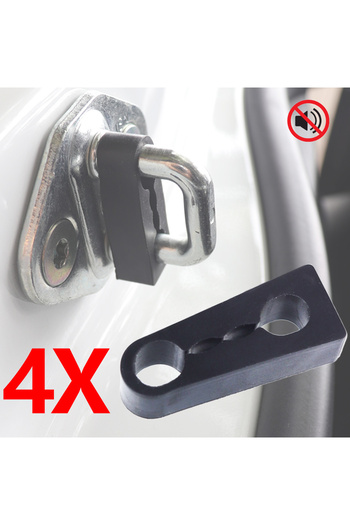 Choice 4 قطع من عازل الصوت لقفل الباب باللون الأسود لسيارة ميني R60 R61 بي إم دبليو الفئة 3 5 X1 X3 X5 X6 F30 F31 F34 F35