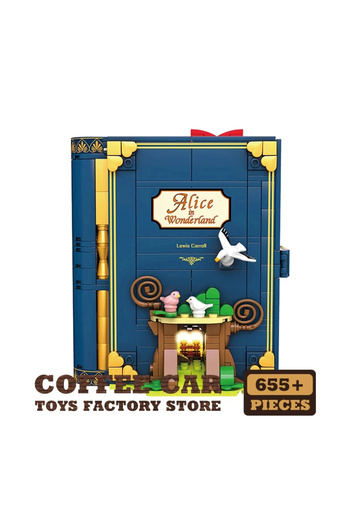 Choice1 655 قطعة مع صندوق كتاب قصص الأميرة دريم ثلاثي الأبعاد مكعبات بناء كتب أفلام أنمي MOC ألعاب مكعبات لطيفة