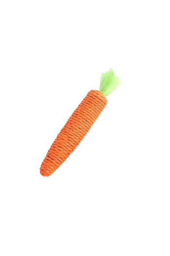 Choice 22CM Salmon Pink Fabric Carrot Cat Toy, Cat Annoyingly Grinding Teeth Sound Toy, Bite Resistant Pape