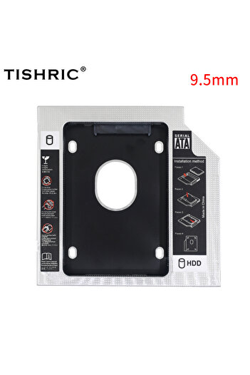 Choice 9.5mm Aluminum 2nd Hdd Caddy 9.5mm 12.7mm Sata 3.0 Optibay Hard Disk Drive Box Enclosure Dvd