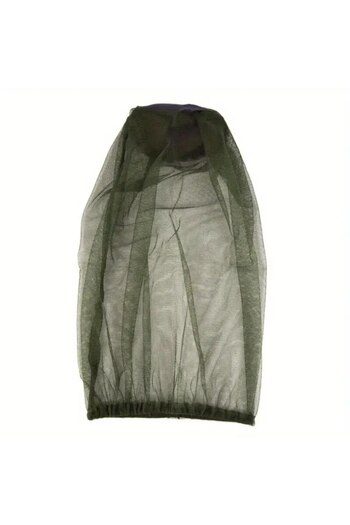 Choice L Army green Outdoor Mosquito Head Mesh Nets, Gardening Hat Insect-proof Hat For Hiking Camping Fish