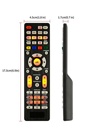 Choice RC-G008 Universal RC-G008 Replcement Remote Control for All models and brands TV with Light in the