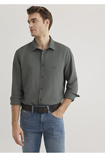 Mavi Green Shirt Slim Fit / Slim Fit 0211461 -71598
