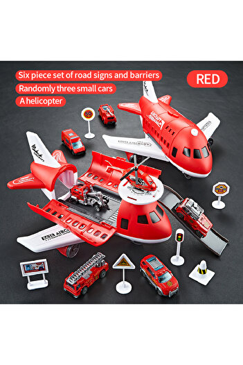Choice RED Creative and novel deformation airplane toy combination - Multiple themes, gift box packaging -