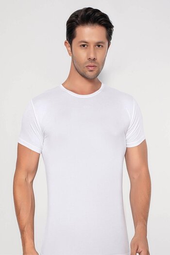 Arma Yıldız Ανδρικό μπλουζάκι White Crew Neck Bamboo