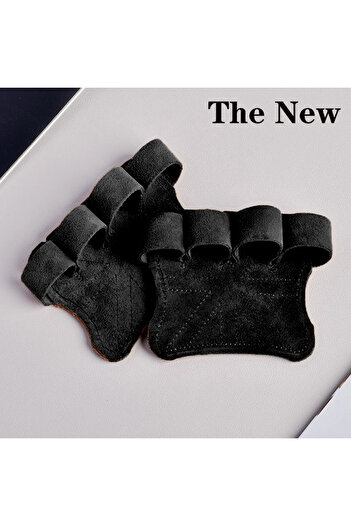 Choice black Gloves Leather Weight Lifting Training Gloves Palm Protection Women Men Fitness Sports Gymnast