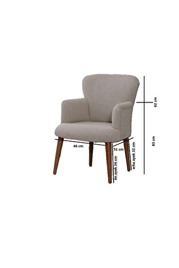 COLORMİX BERJER  Tekli Koltuk, Cafe ,Ofis, Balkon, Teras, Bahçe,Bohem,Buklet Kumaş