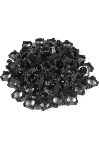 Choice 300pcs 100/300Pcs 18650 Lithium Battery Holder, Plastic Battery Bracket Cylindrical Cell Battery Sta