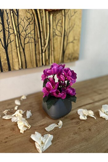 lameko Medium Size Artificial Dry Flower Decorative Table Decor Blossom Artificial Flower