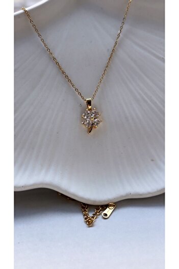 RGAccessories Minimal Boy Papatyalı Çelik Kolye