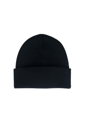 MinaCarin Unisex Black Knitted - Winter Basic Baret