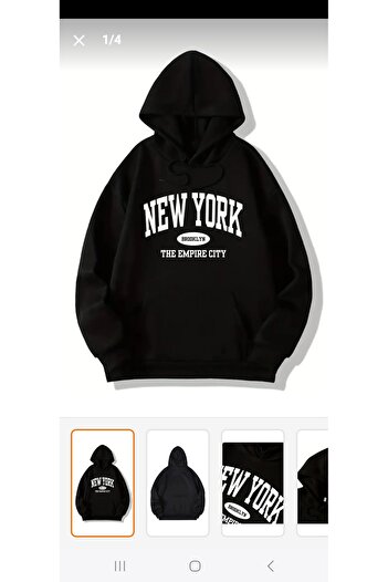 ALİ.COM Original Combed Cotton New York Printed Sweatshirt