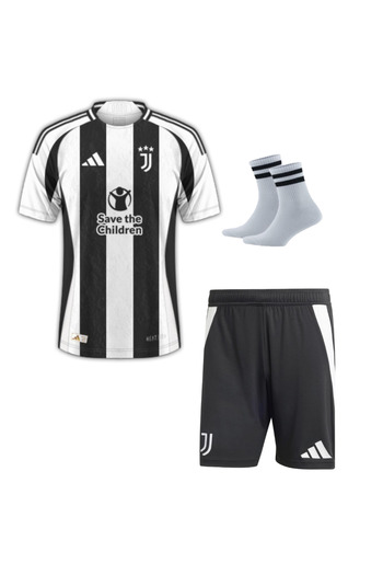 FOLKLORİST Juventus- Kenan Star 2024/2025 New Season Kids Football Jersey Set of 3
