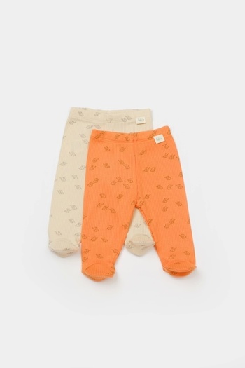 BabyCosy Modal Elephant Printed 2-Piece Booties Trousers