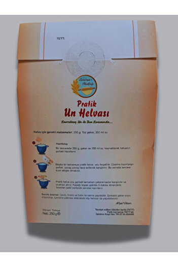 Esra'nın Mutfağı ESRA'NIN Mutfağından Pratik Un Helvası 250 gr 7 Dakikada Hazır Lezzet