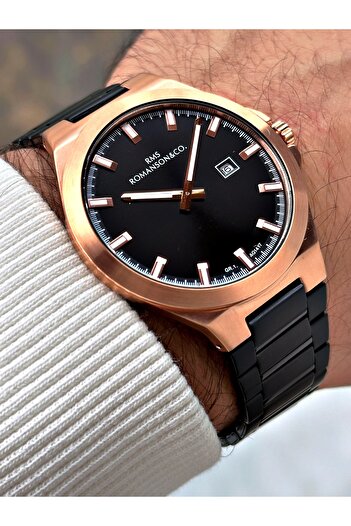 Romanson Special Design 5 Atm Waterproof Steel Cord Steel Case Men's Wristwatch