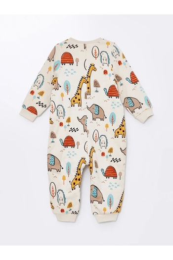 LC Waikiki LCW baby Bej 1.6 Tog Baskılı Erkek Bebek Uyku Tulumu