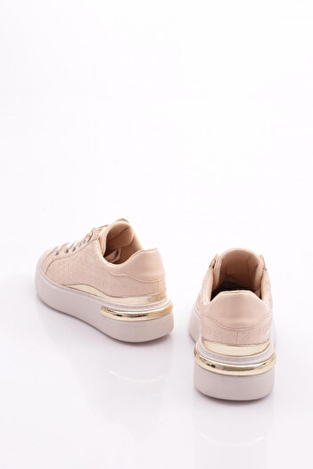 DGN 2553 Kadin Bağcikli Sneakers Ayakkabı
