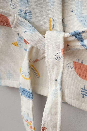 Bebitof 0-1 Years Old Baby Girl and Boy Bathrobe - Hooded and Cotton
