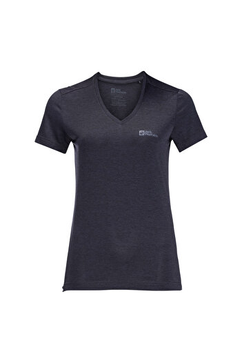 Jack Wolfskin Crosstrail t Women's Blue T-Shirt Women T-Shirt 1801693_1388