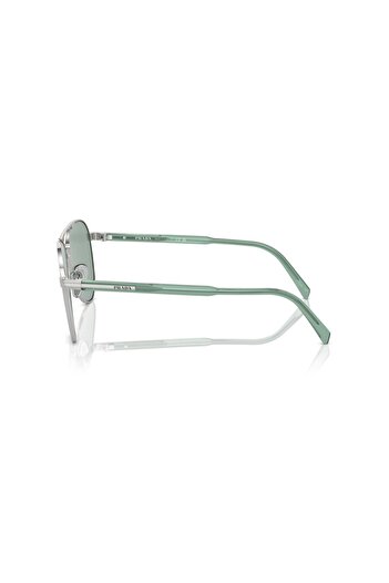 Prada Men Pilot Sunglasses- Pr A58s - Lense Size:58mm - Silver