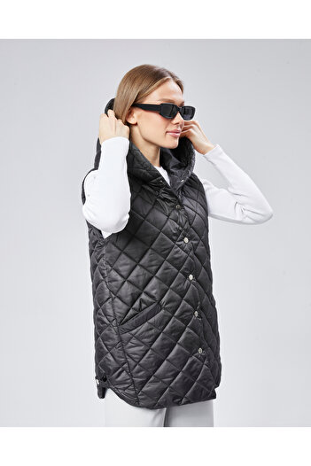 sehatex Short Quilted Hooded Vest